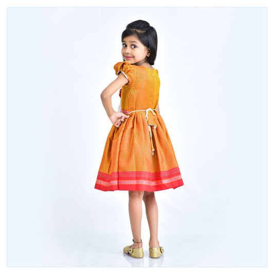 ethnic frock baby celebration