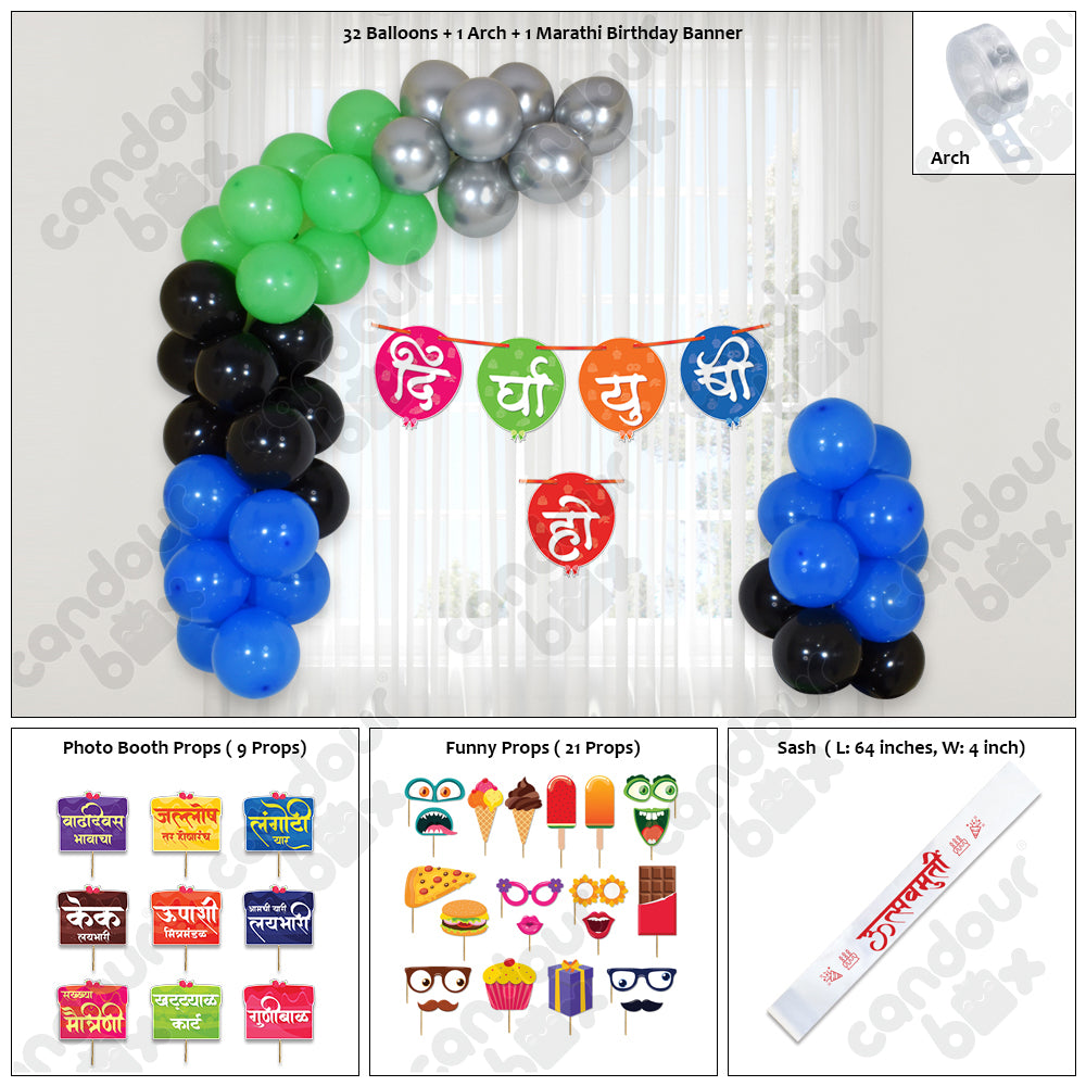 birthday decoration items 37 Pcs