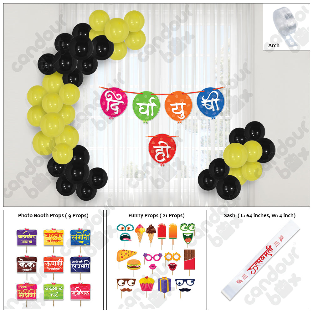 Birthday decoration items 37 Pcs