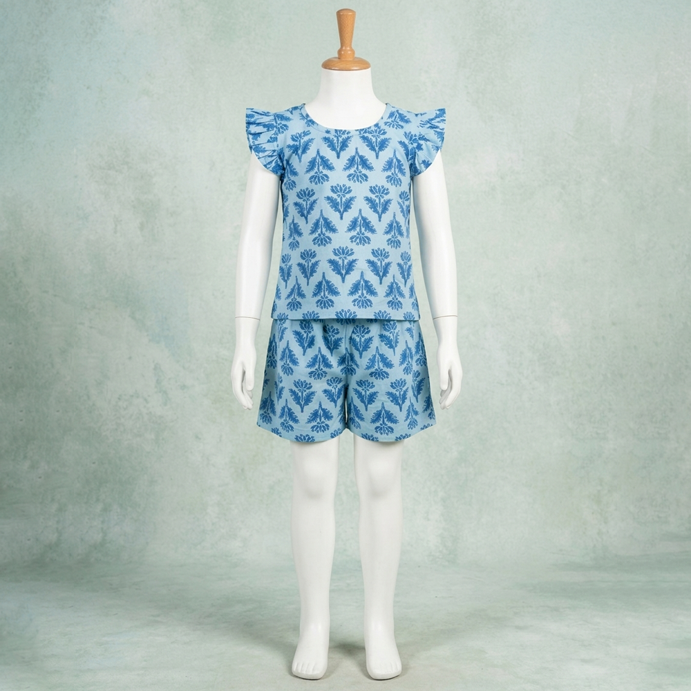 soft breathable kids outfit summer cotton