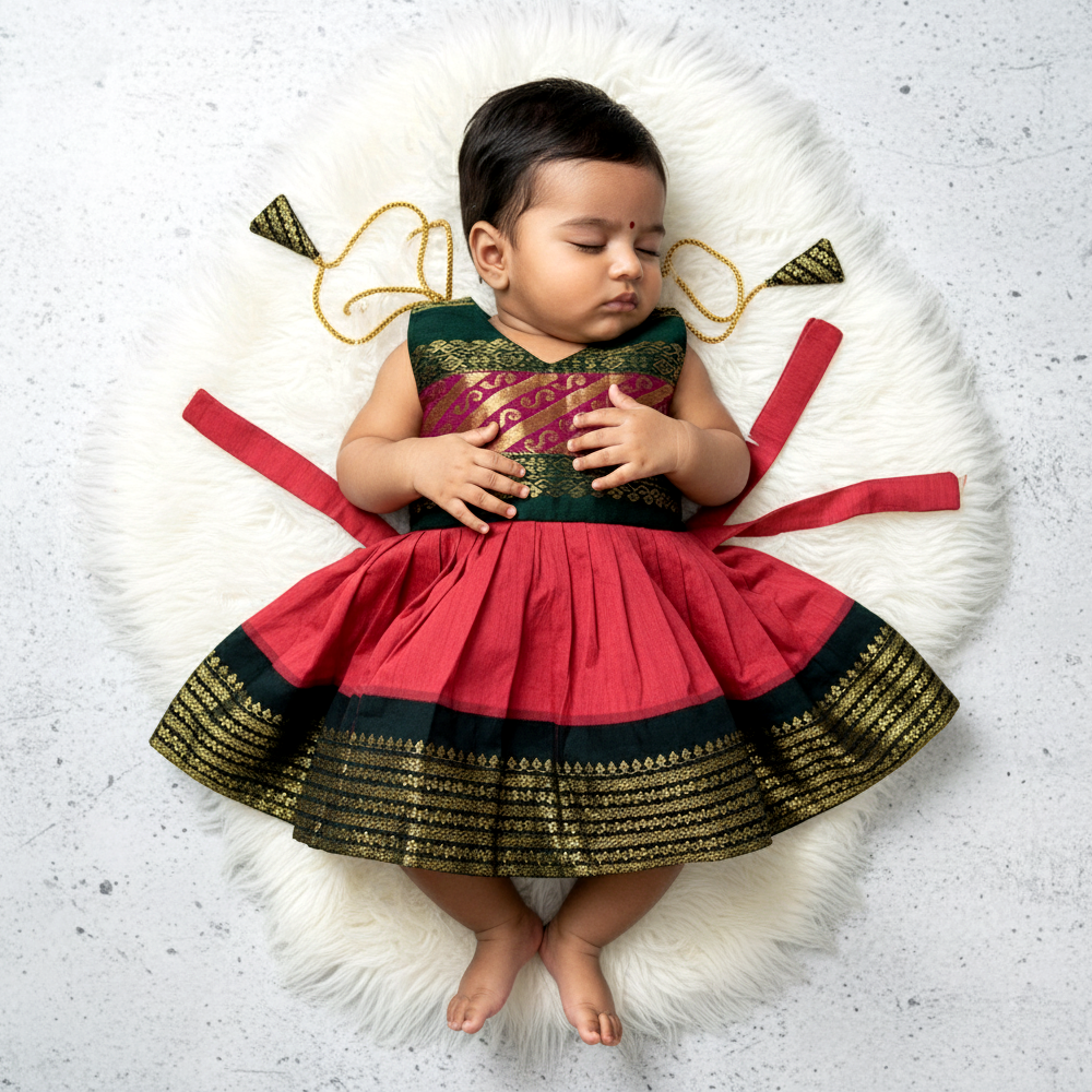 Soft Cotton Frock for Baby Girls