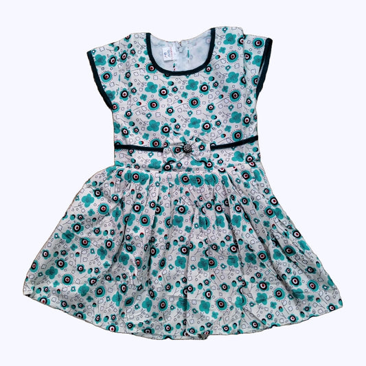 Cotton Frock Simple Design – Daily Wear Cotton Dress for Kids