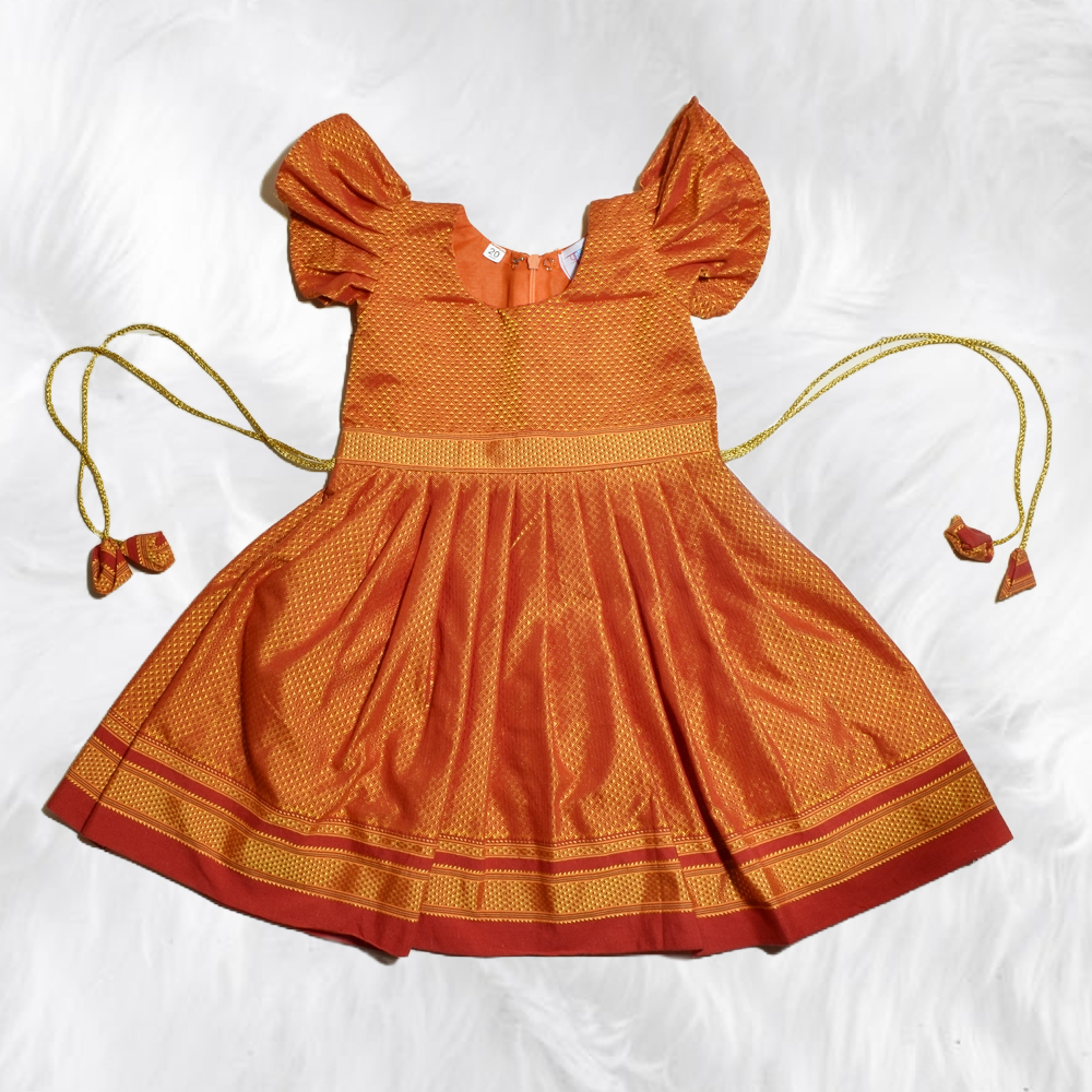 Graceful Khun Frocks with Unique Side Lace Design