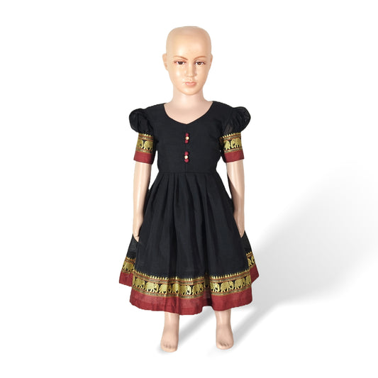 Wedding Wear Frock for Baby Girl Traditional Ethnic Dress