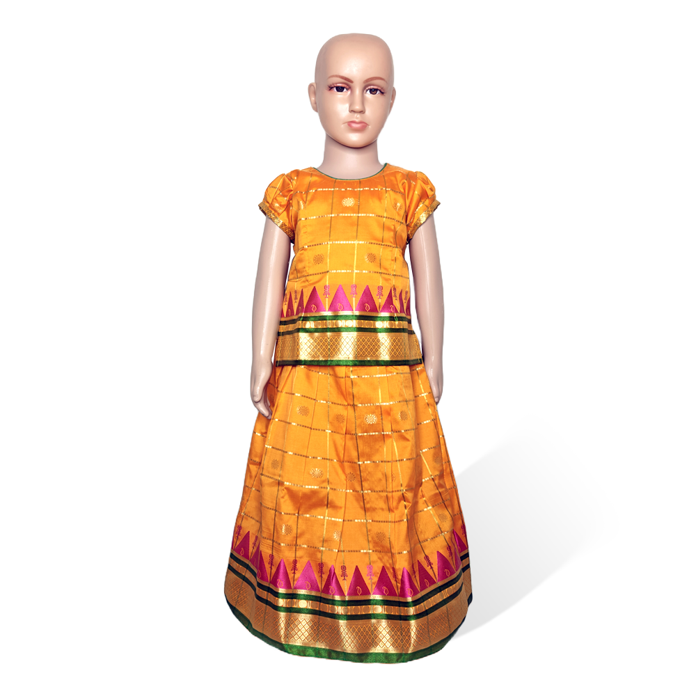 Girls Parkar Polka – Traditional & Stylish Ethnic Wear for Kids