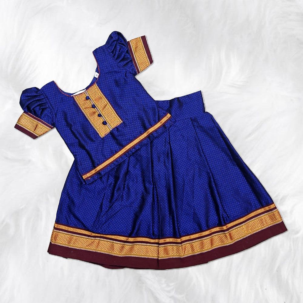 Khan Parkar Polka Dress – Authentic Ethnic Wear for Baby Girls
