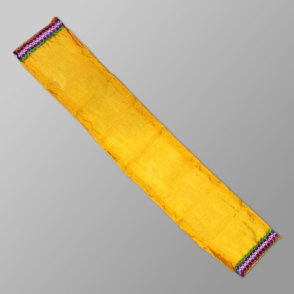 Pink Navratri Costume – Traditional Toran Design for Girls