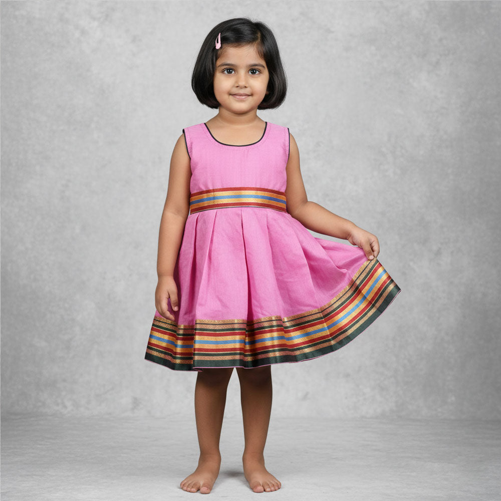 Designer Traditional Frock Design for Baby Girl