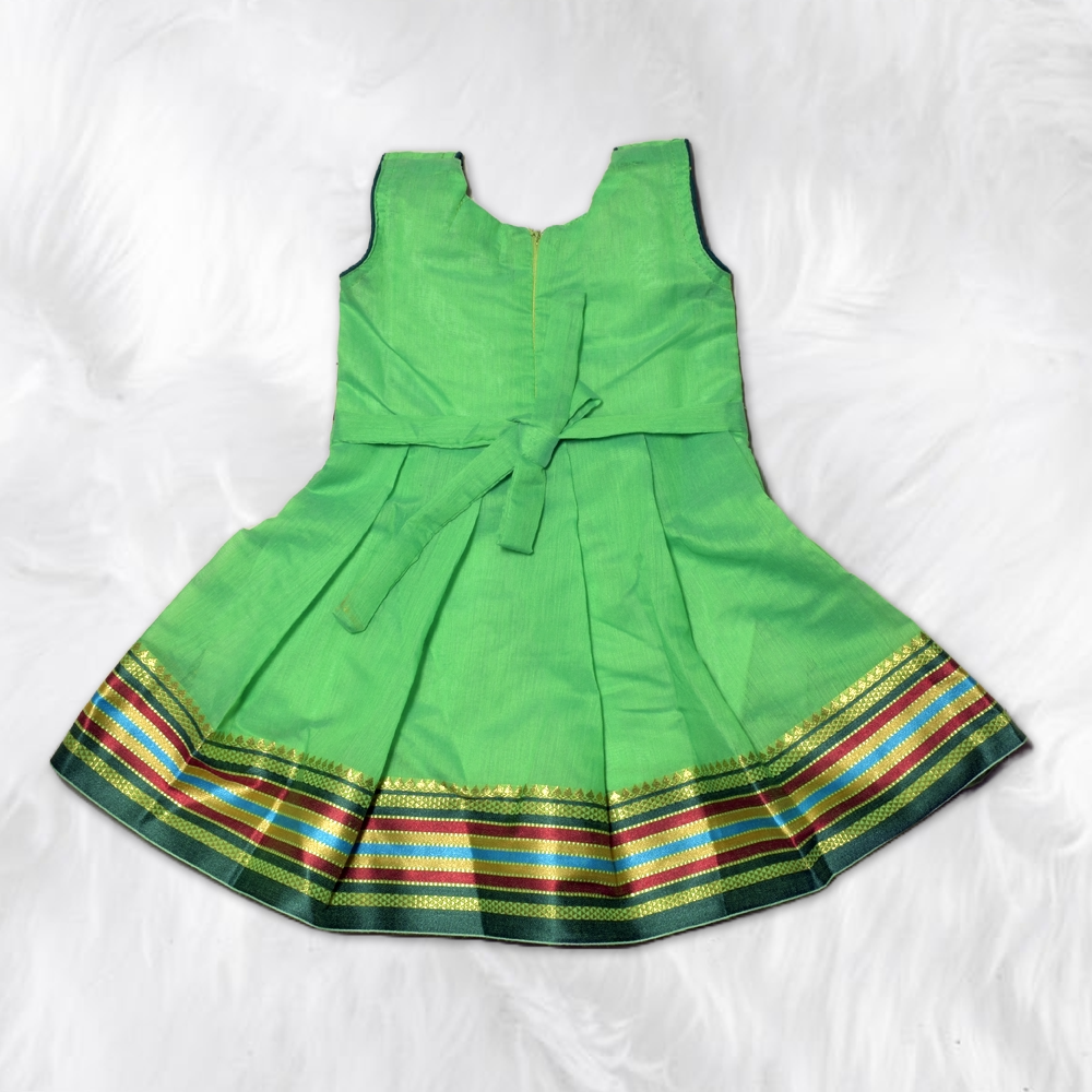 Graceful Traditional Frock for Baby Girls – Pure Ethnic Vibe