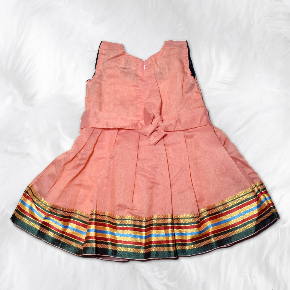 Classic Traditional Frock – Indian Style for Little Girls