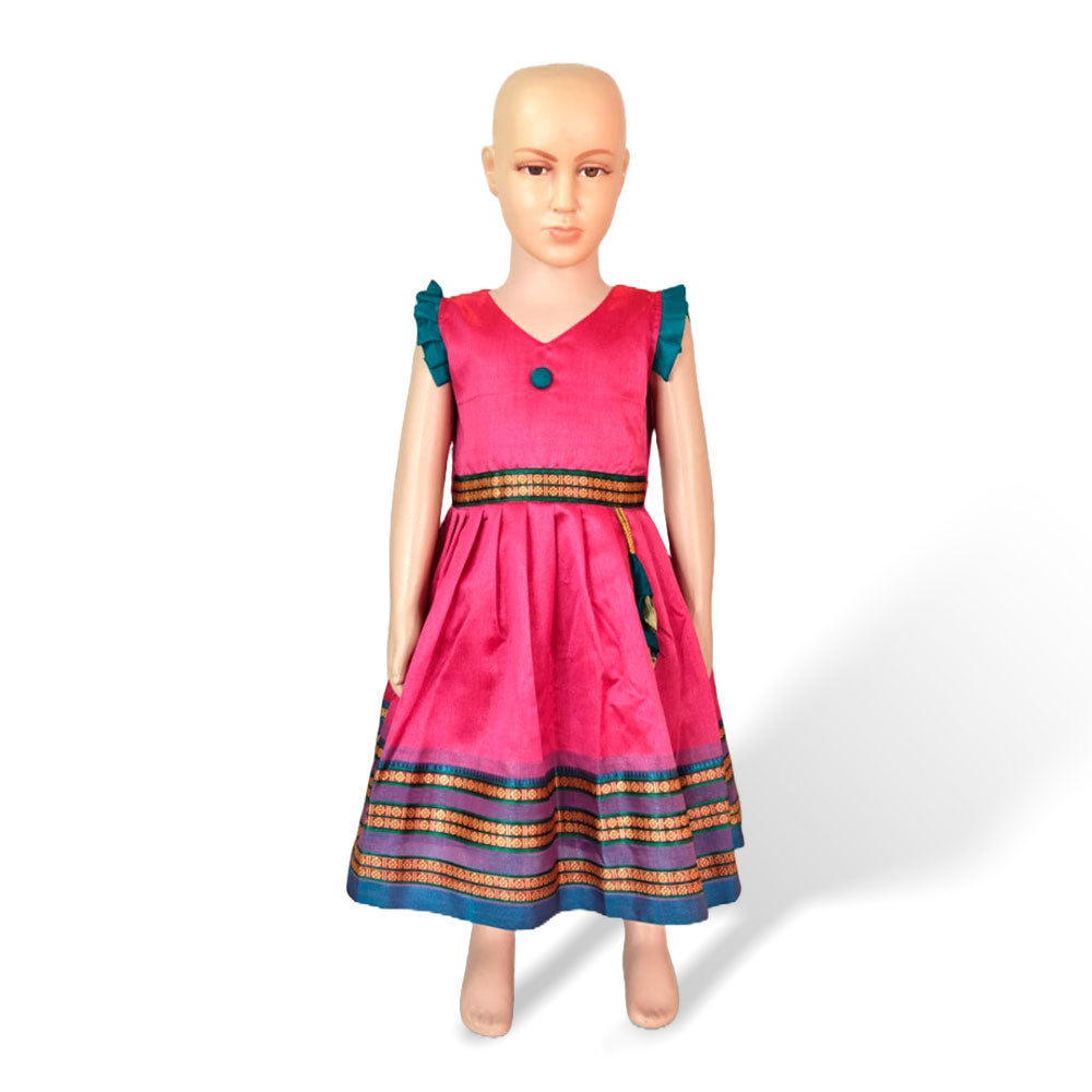 Traditional Frock for Kids – Perfect for Naming Ceremony