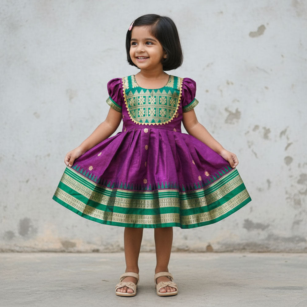 Saree Dress for Girls – Festive & Wedding Special Outfit
