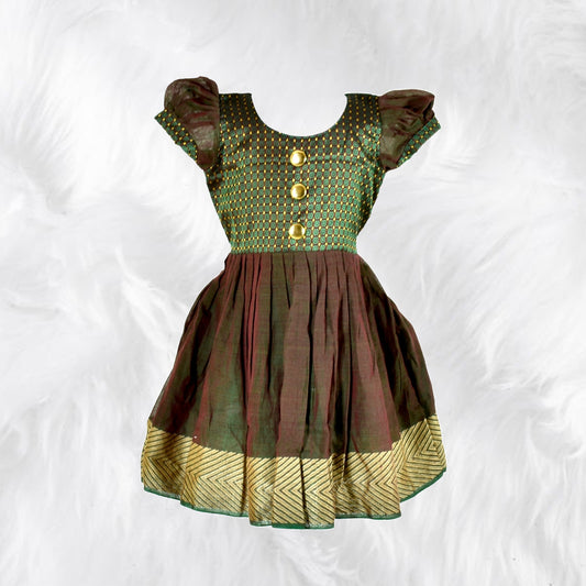 Graceful Irkal Frocks with Rich Hues