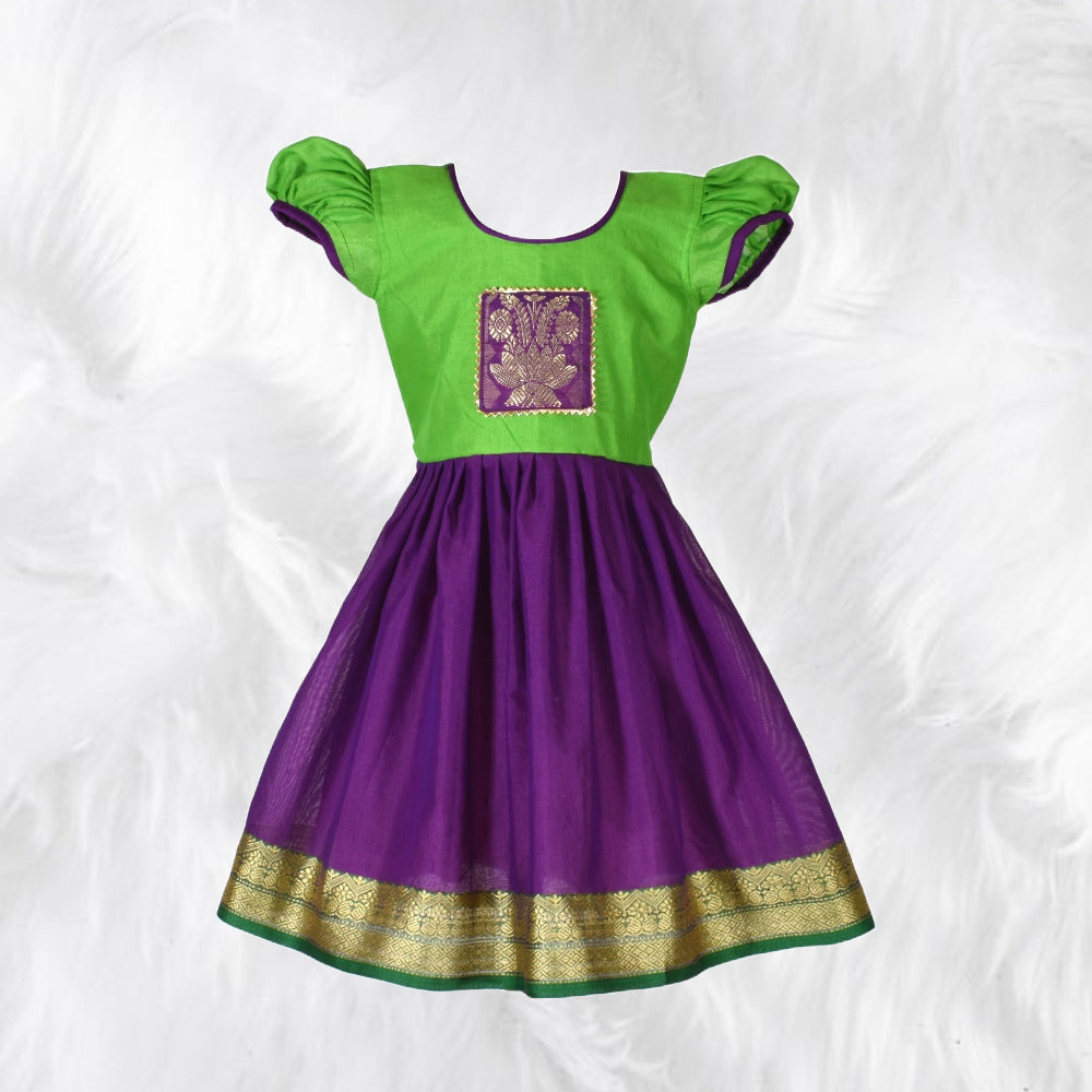 Paithani Frocks - Royalty for Your Little Princess