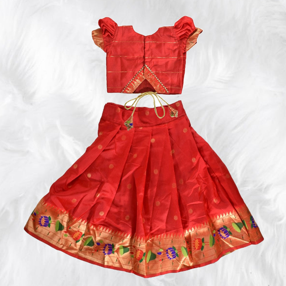 Ethnic Elegance - Pattu Pavadai Delights for Girls