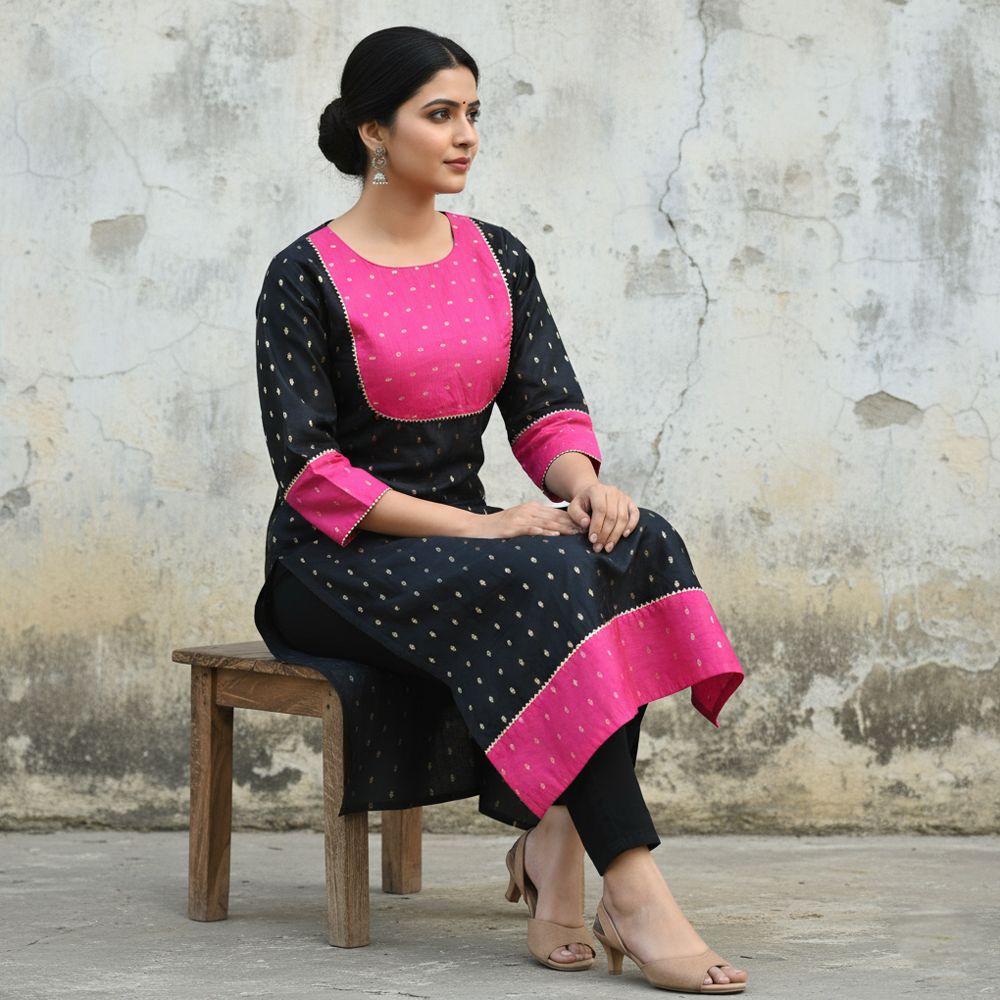 Elegant Matching Black Mom and Daughter Dresses for Special Occasions