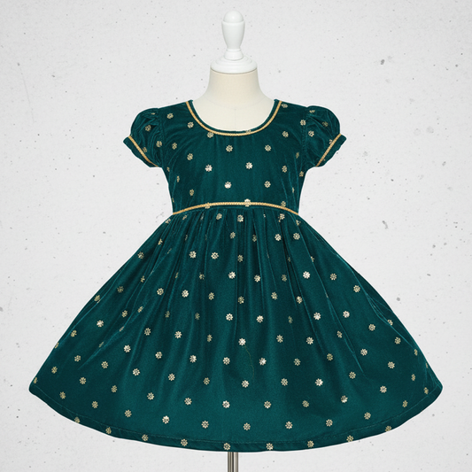 premium party wear gown baby girl photoshoot