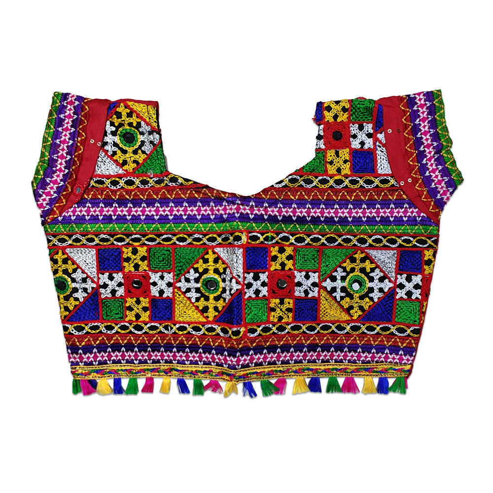 Red Garba Costume for Girls | Navratri Dress with Dupatta