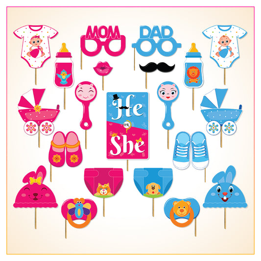 Baby Shower Fun Props 21 Pcs