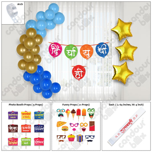 Birthday decoration items 32 Pcs