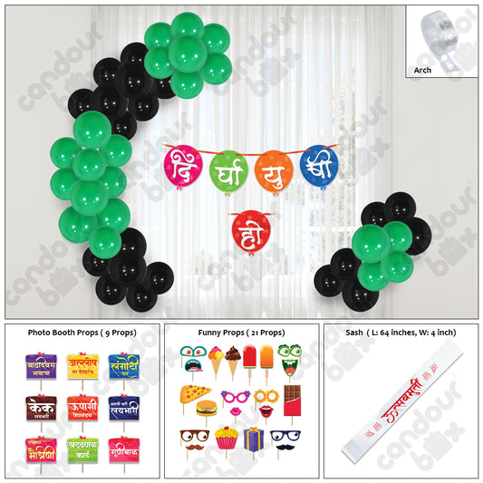 Birthday decoration items 37 Pcs