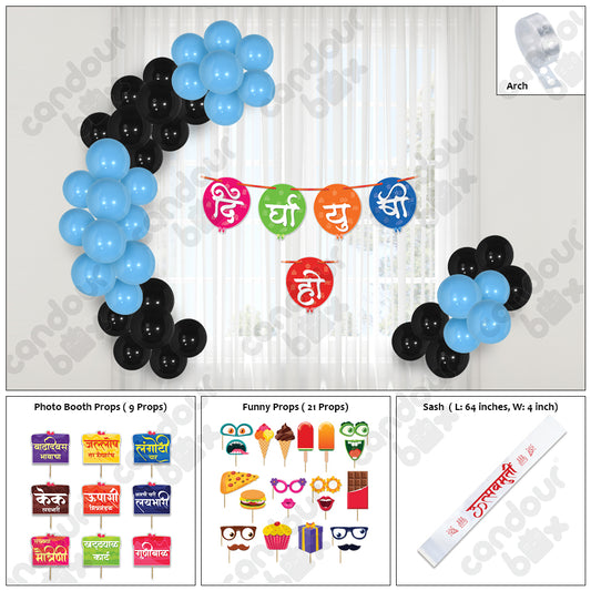 Birthday decoration items 37 Pcs