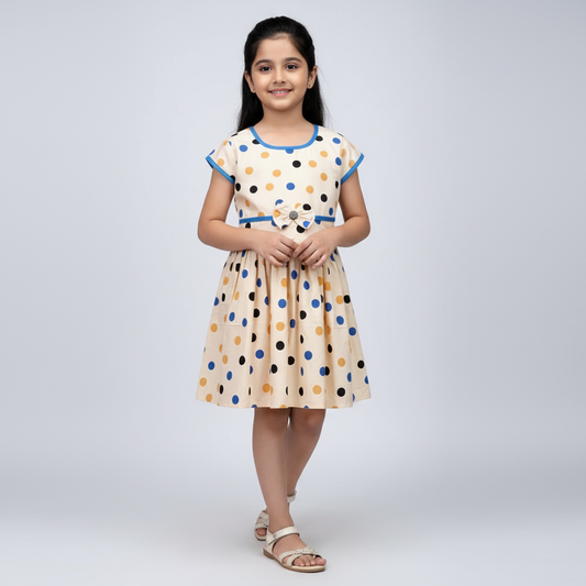 Pure Cotton Frock for Kids – Soft Summer Dress for Girls