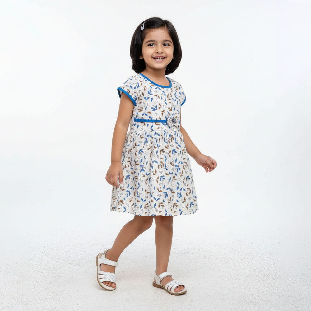 Summer Cotton Frock for Girls – 100% Pure Cotton Kids Dress