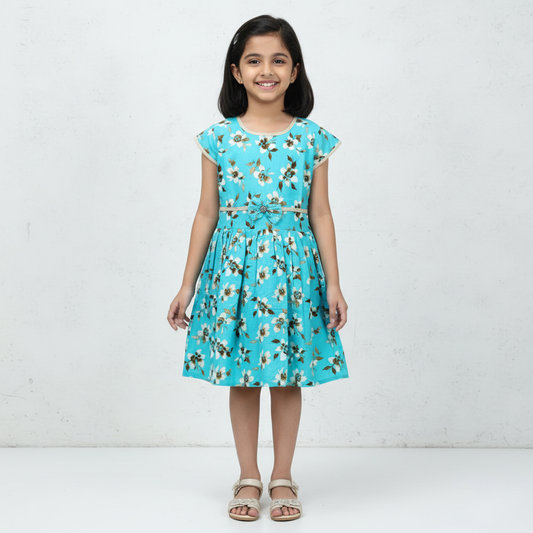 Soft Cotton Frock for Toddler Girls – Comfortable Kids Cotton Dress