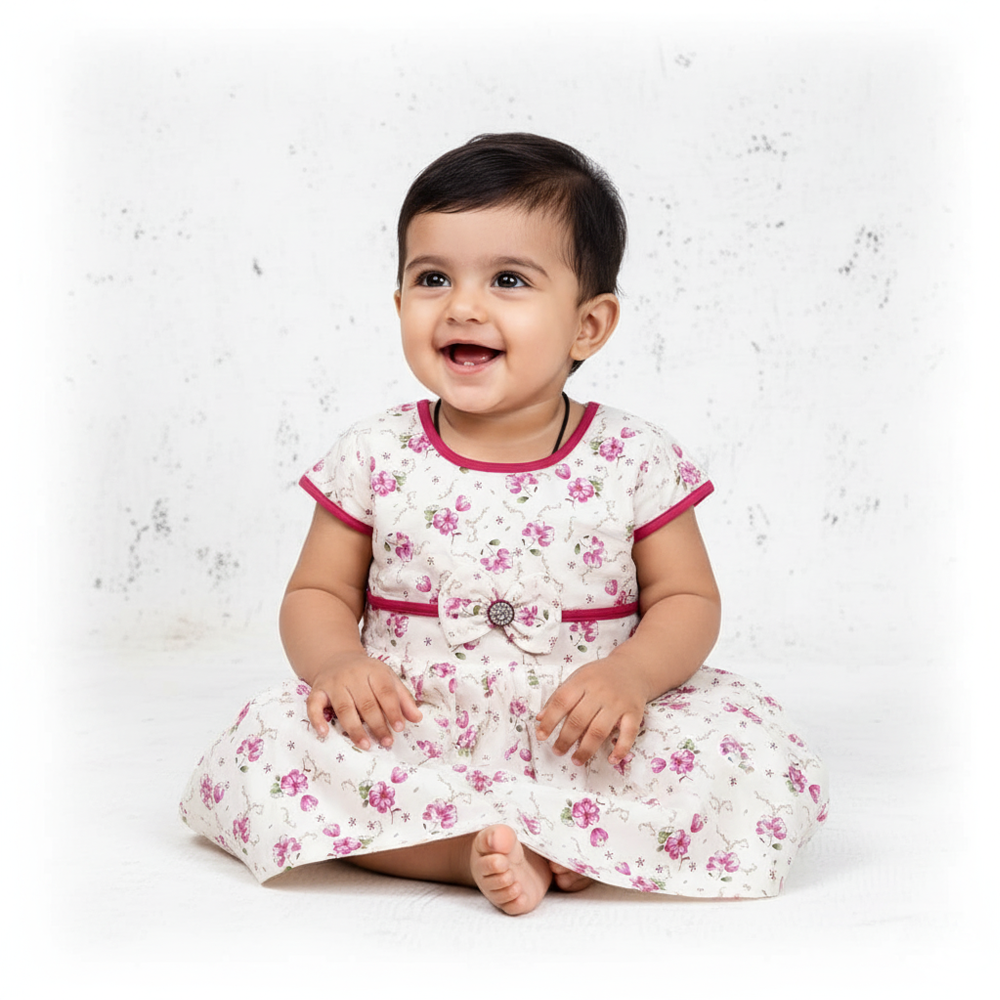 Kids Cotton Frocks – Soft Cotton Summer Dress for Toddler Girls