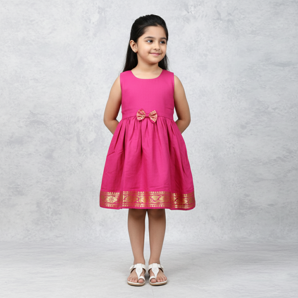 Pure Cotton Daily Wear Dress for Girls – Soft & Simple