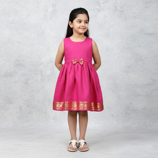 Pure Cotton Daily Wear Dress for Girls – Soft & Simple
