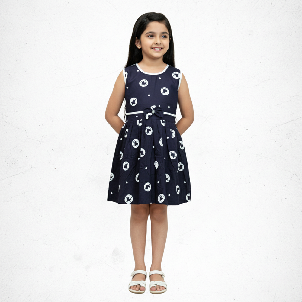 Cotton Frock for Girls – Indian Designer Daily Dress | Pakharooo