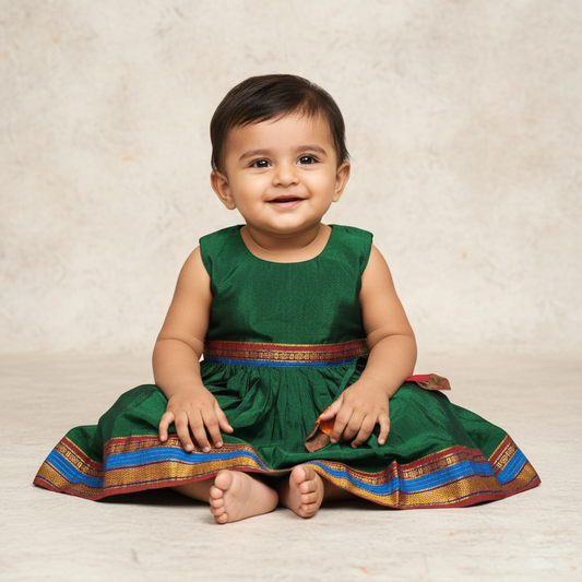 Comfortable All-Day Frock for Baby Girls
