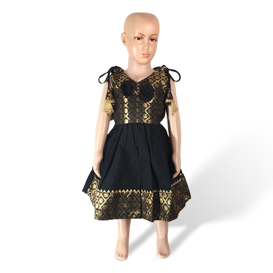 Stylish Brocade Dress for Baby Girl – Perfect for Festive Celebrations