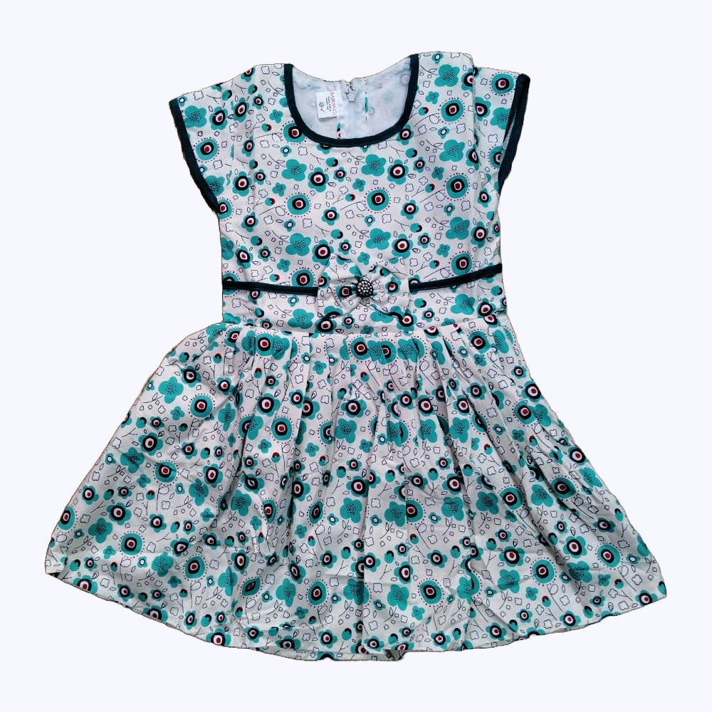 Casual Cotton Frock for Girls – Soft & Durable