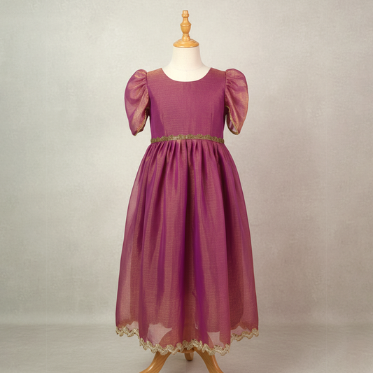 semi silk long gown for girls wedding and festival wear