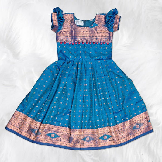 Blue Long Gown for Women – Wedding & Party Wear