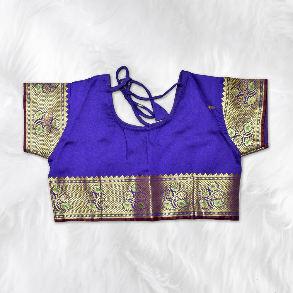 Royal Charm: Mastani Nauvari Saree for Little Princess