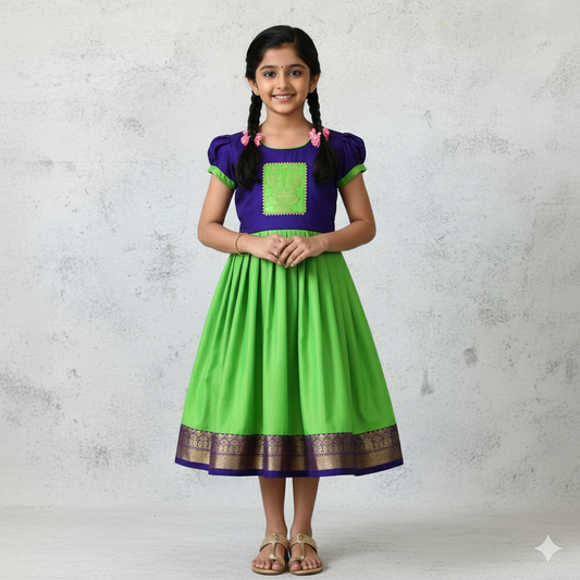 Paithani Frocks - Ethnic Elegance
