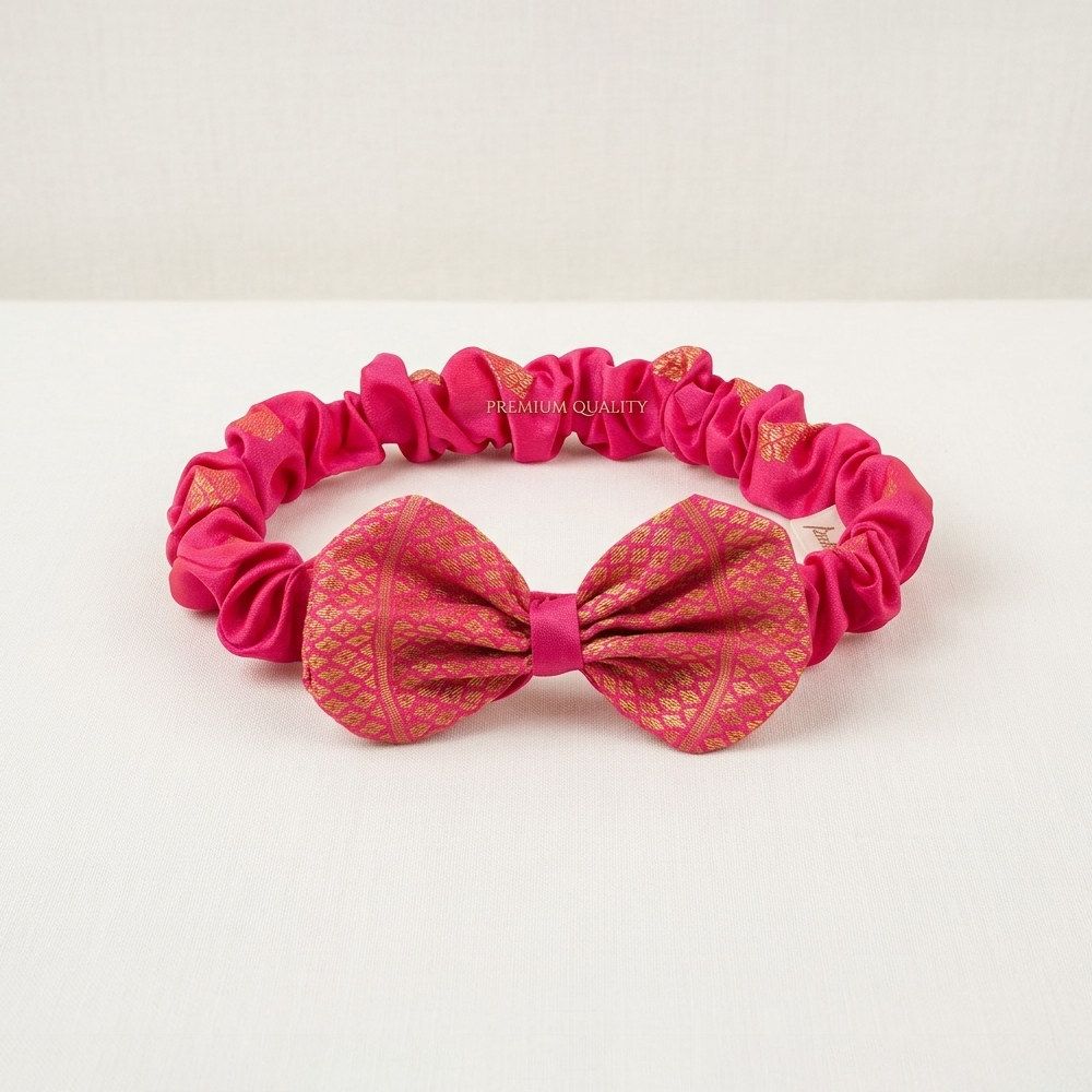 baby traditional dress pink paithani