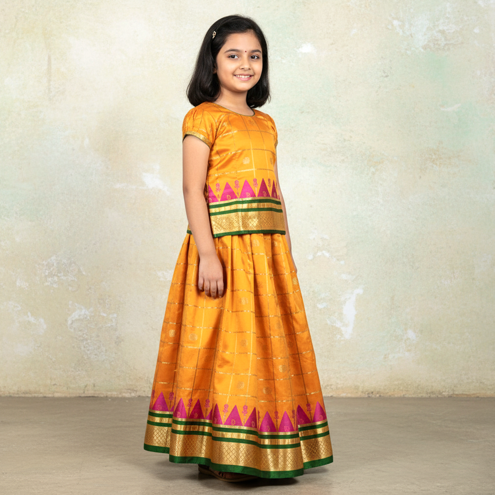 Girls Parkar Polka – Traditional & Stylish Ethnic Wear for Kids