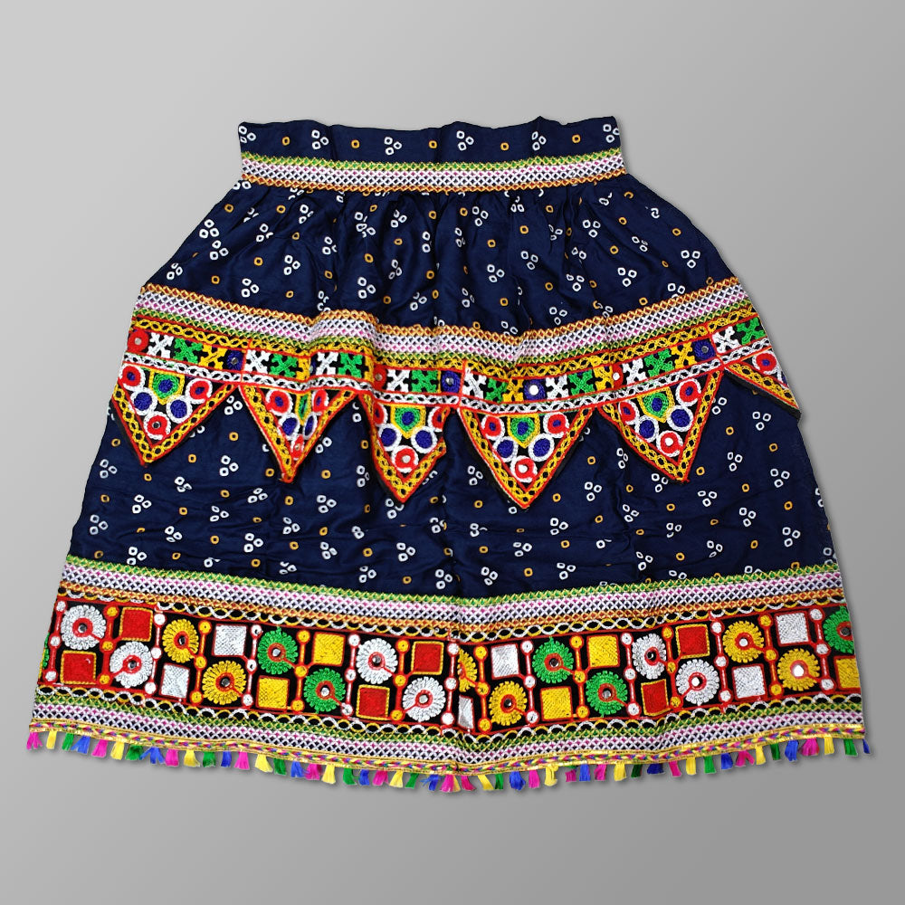 Navy Blue Navratri Dress – Cultural Toran Outfit for Navratri