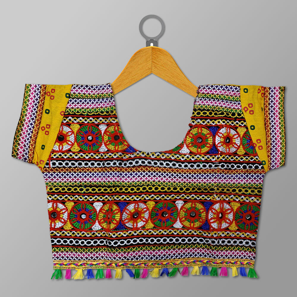 Yellow Navratri Dress – Toran Style Festive Wear for Kids