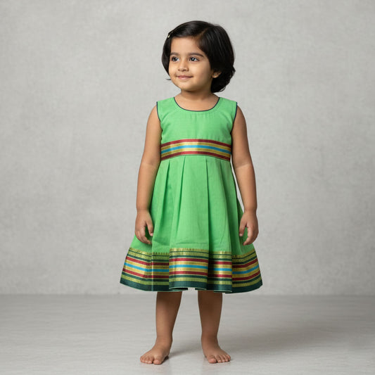 Graceful Traditional Frock for Baby Girls – Pure Ethnic Vibe
