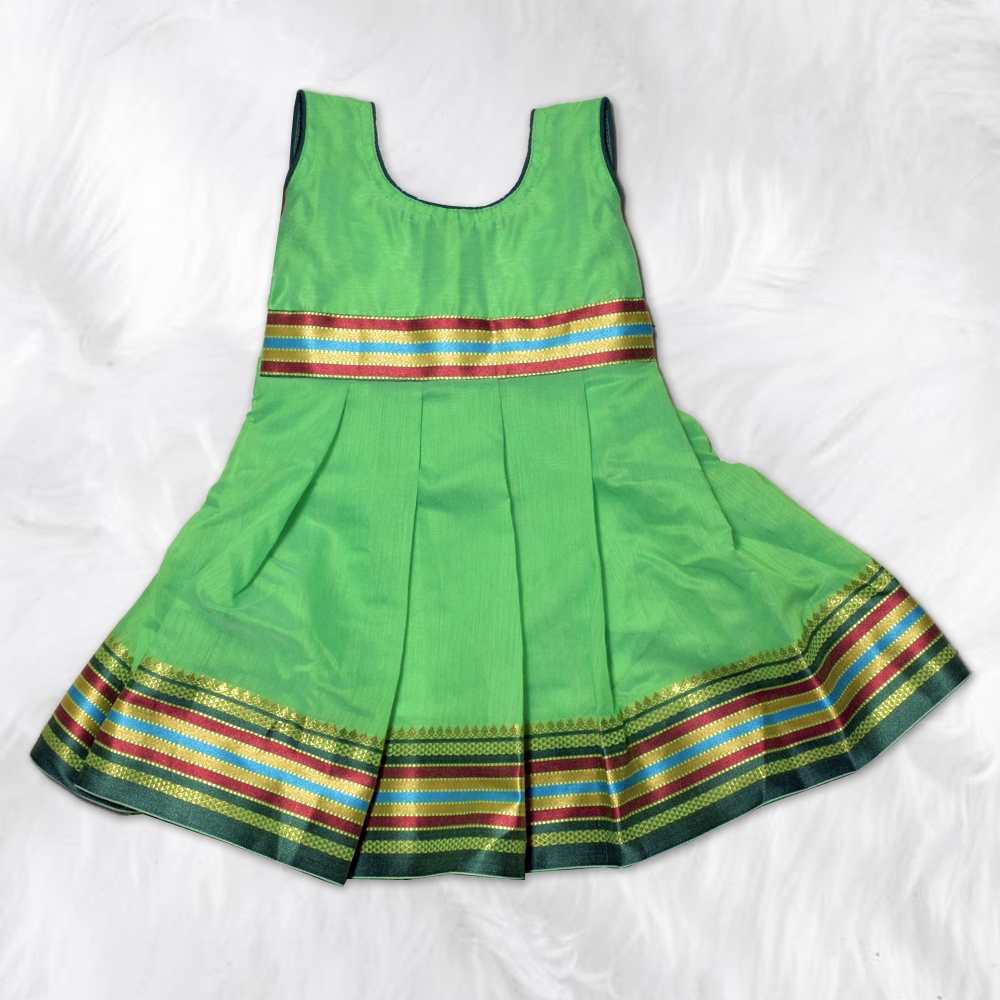 Graceful Traditional Frock for Baby Girls – Pure Ethnic Vibe