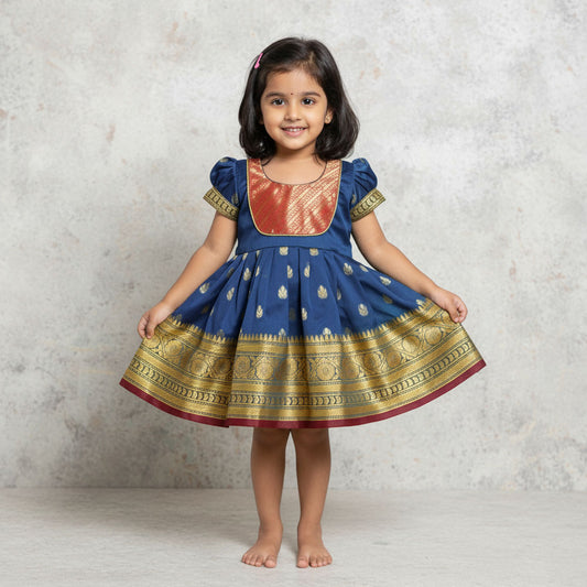 Handcrafted Traditional Dress – Ethnic Wear for Girls