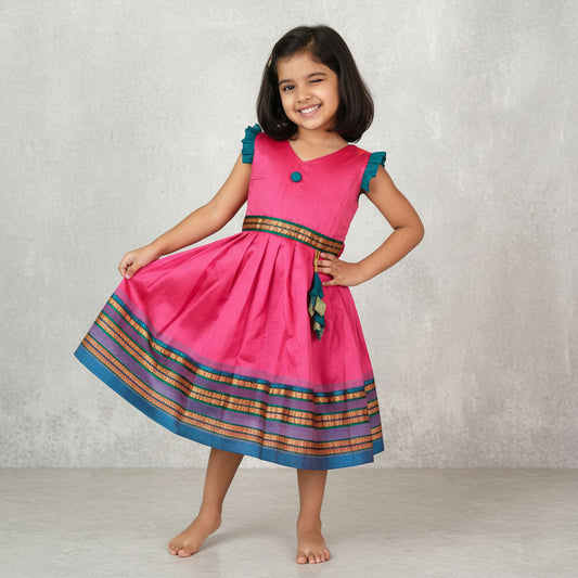 Traditional Frock for Kids – Perfect for Naming Ceremony