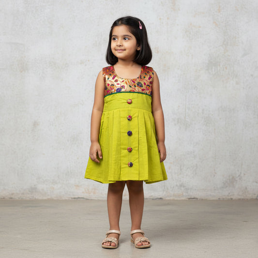 Saree Frock for Girls – Wedding & Party Wear Traditional Dress
