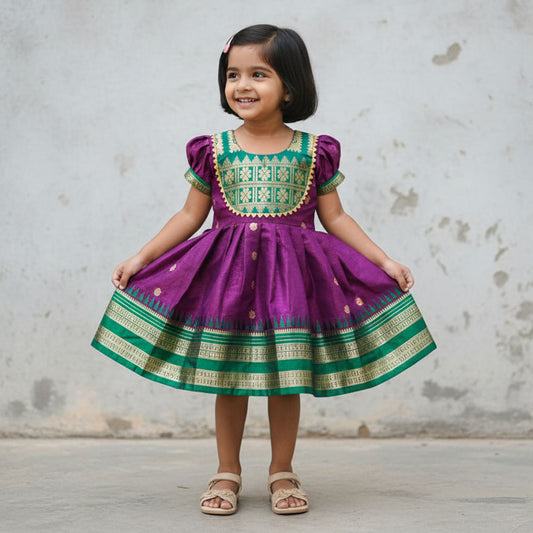 Saree Dress for Girls – Festive & Wedding Special Outfit